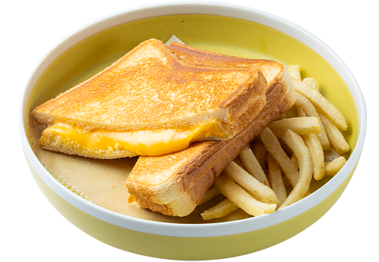 チェダーチーズのグリルサンド